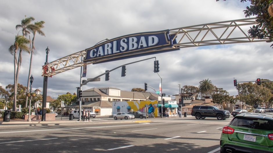 Carlsbad village entrance